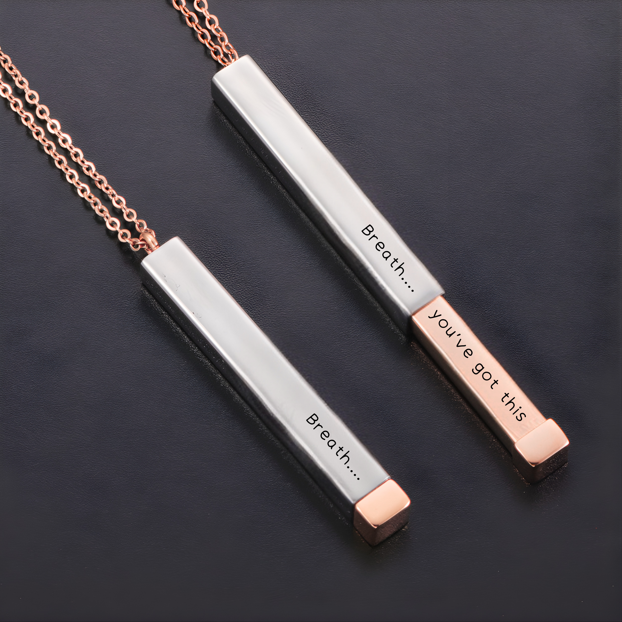 The Secret Bar: Personalised Stainless Steel Necklace