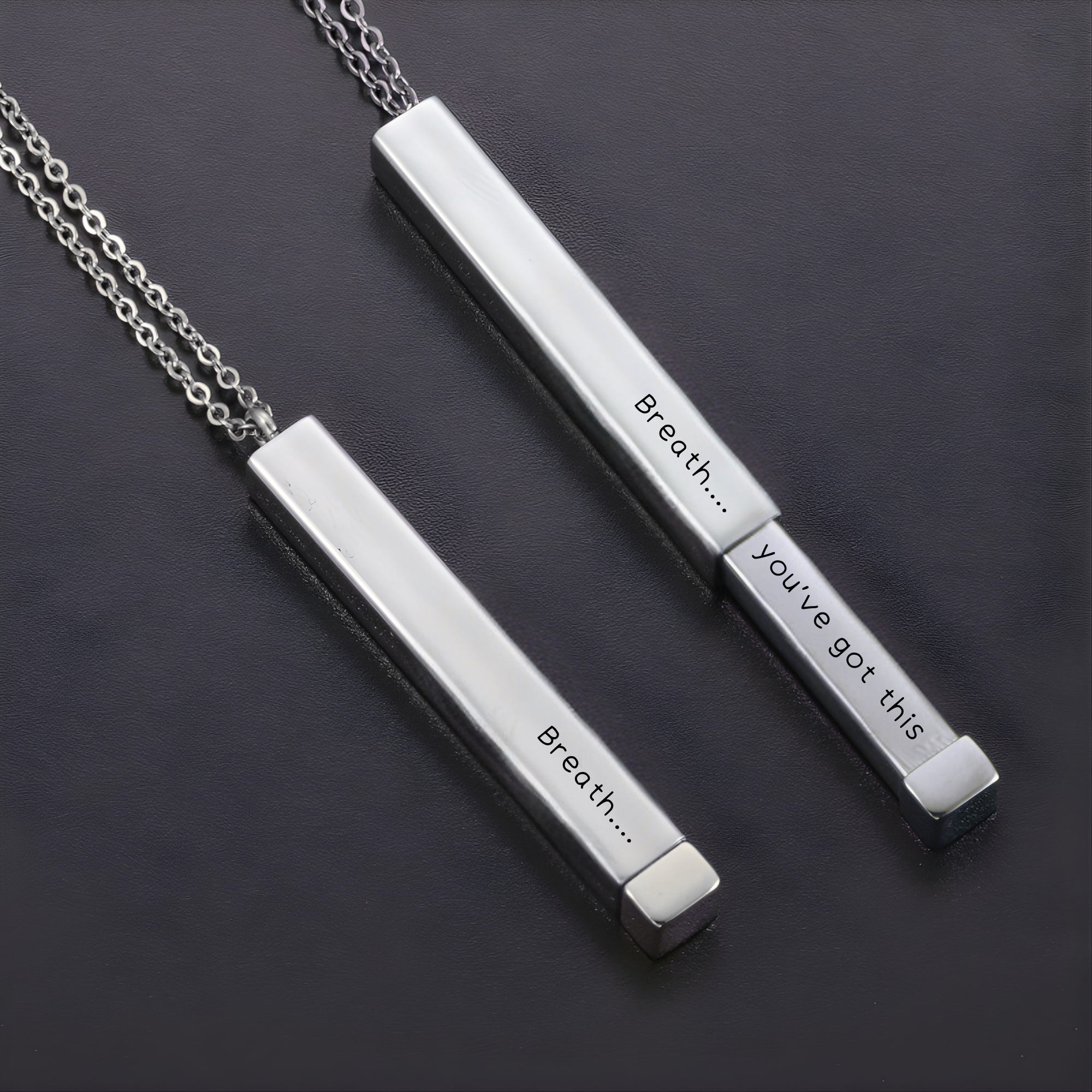 The Secret Bar: Personalised Stainless Steel Necklace
