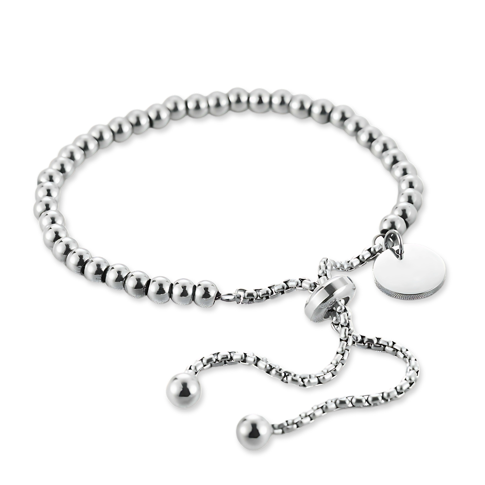 Whisper Beads: Personalised Stainless Steel Bracelet