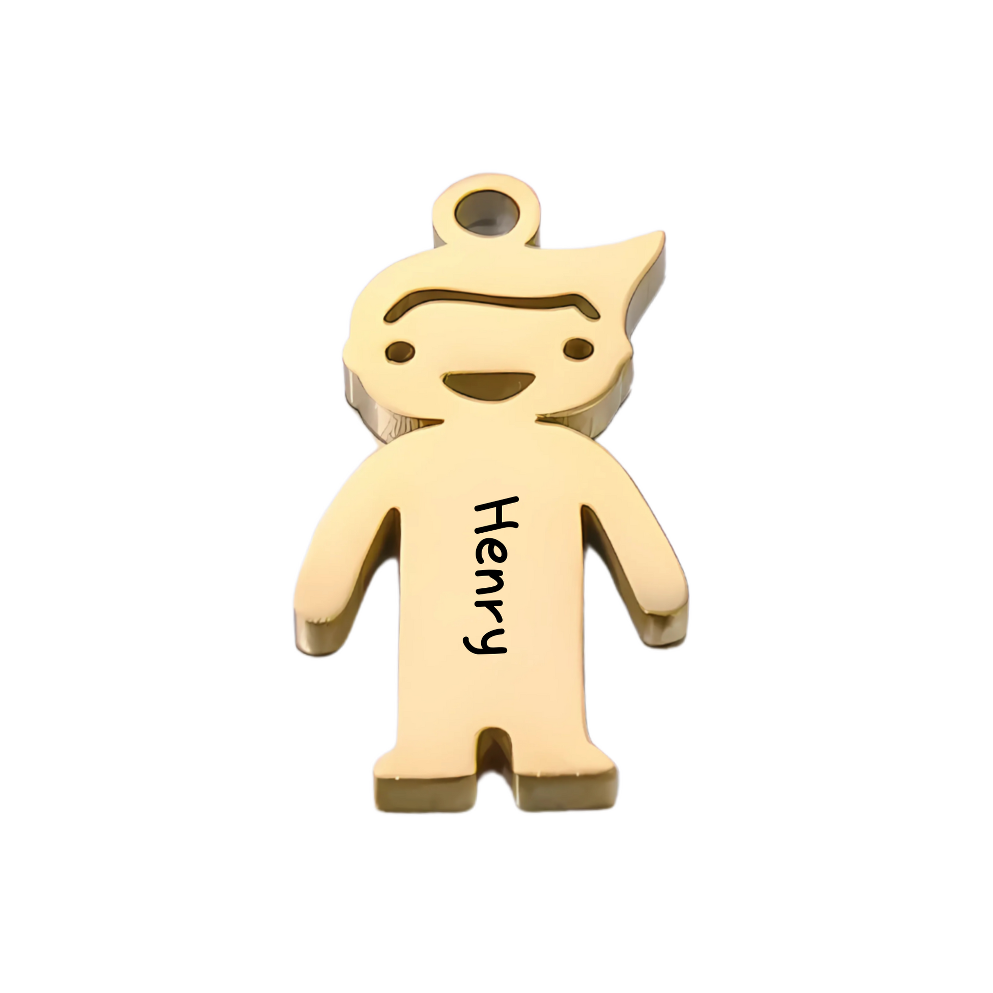 Pocket Loved Ones: Personalised Stainless Steel Keyring with Kids & Pets Charms