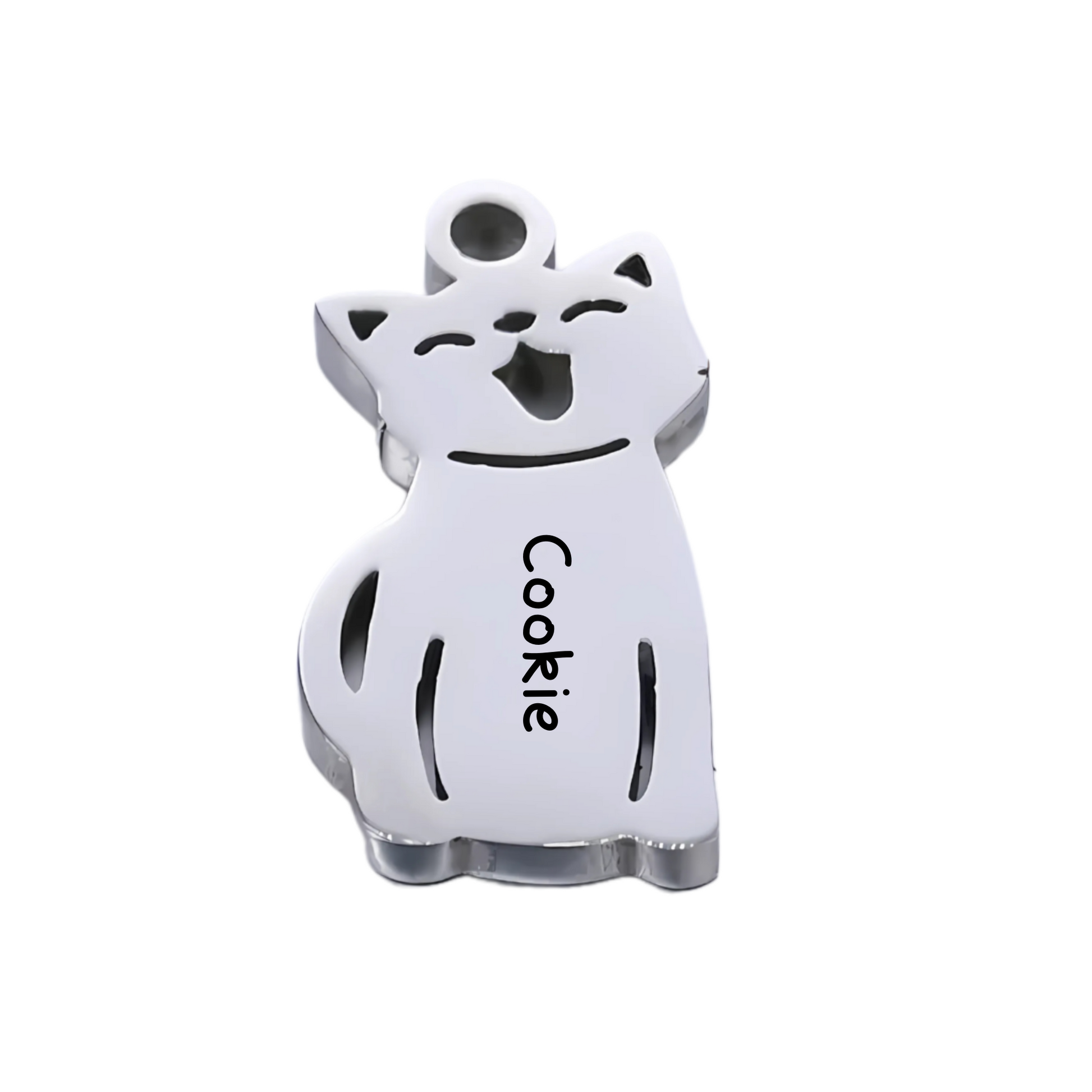 Pocket Loved Ones: Personalised Stainless Steel Keyring with Kids & Pets Charms