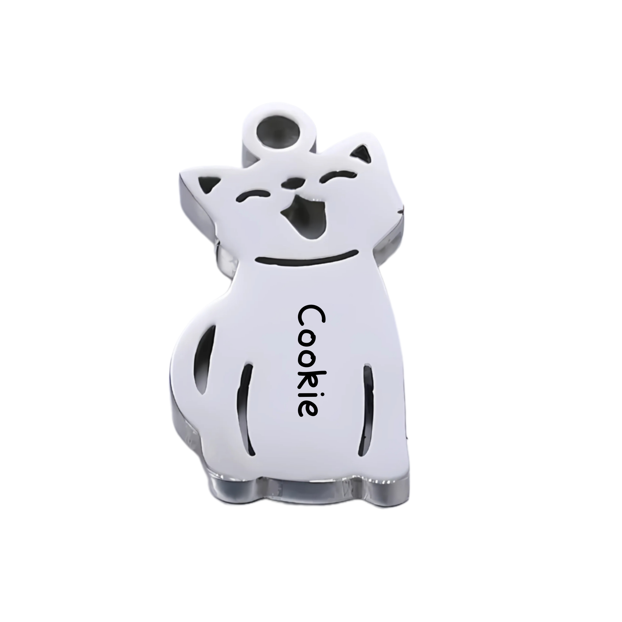 Pocket Loved Ones: Personalised Stainless Steel Keyring with Kids & Pets Charms