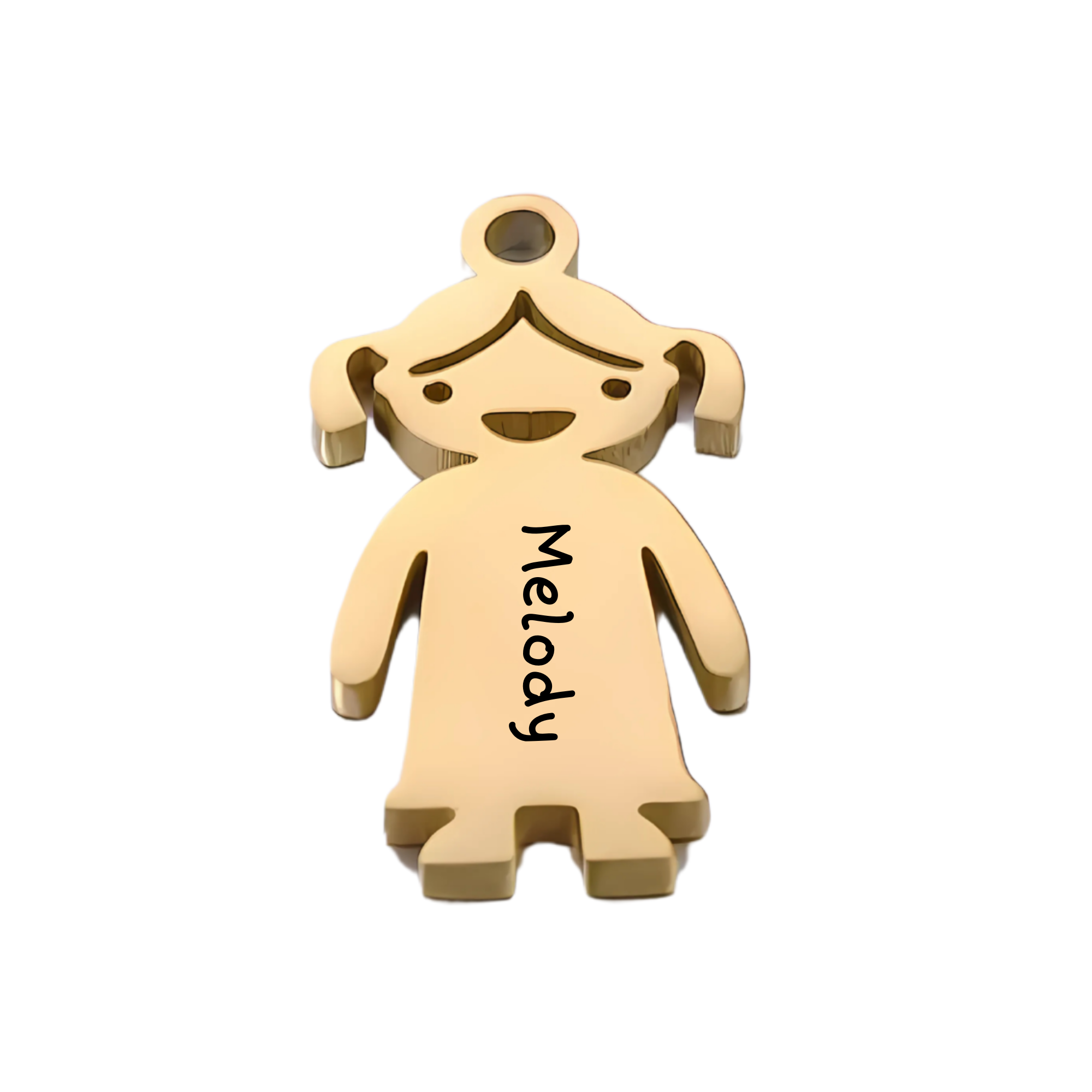 Pocket Loved Ones: Personalised Stainless Steel Keyring with Kids & Pets Charms