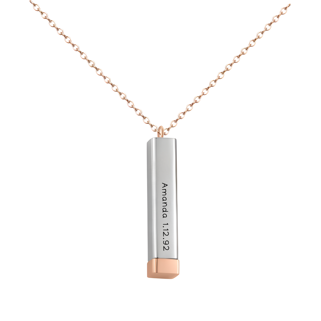 The Secret Bar: Personalised Stainless Steel Necklace