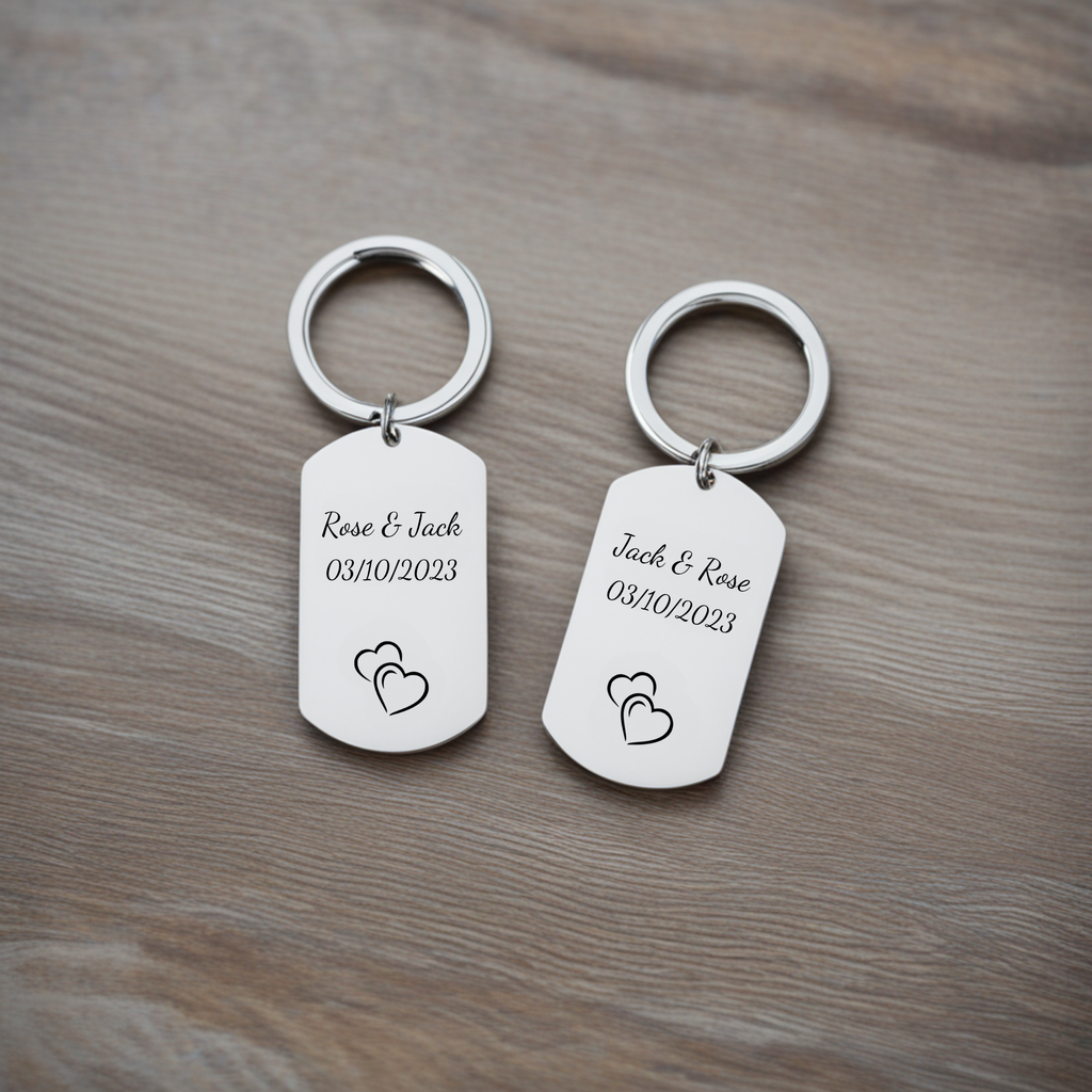 Tagged: Personalised Stainless Steel Keyring