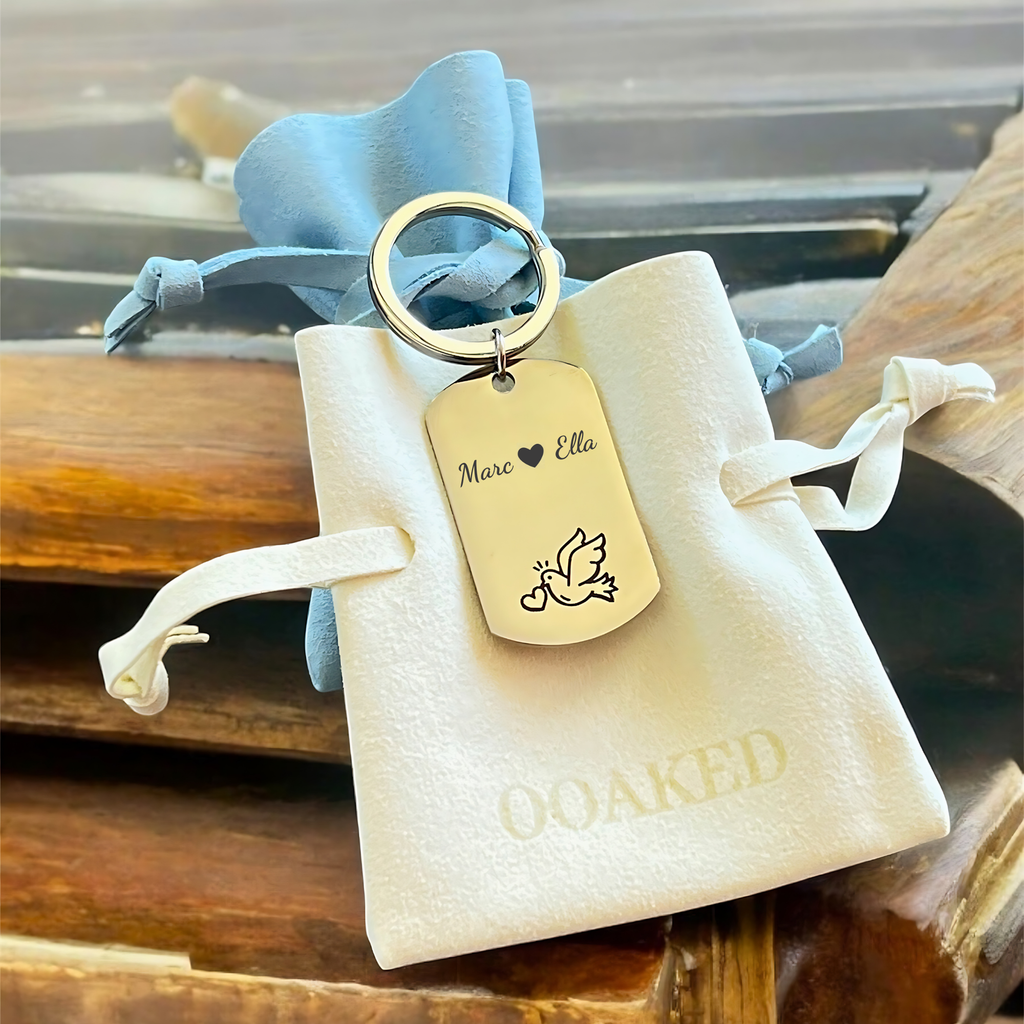 Tagged: Personalised Stainless Steel Keyring